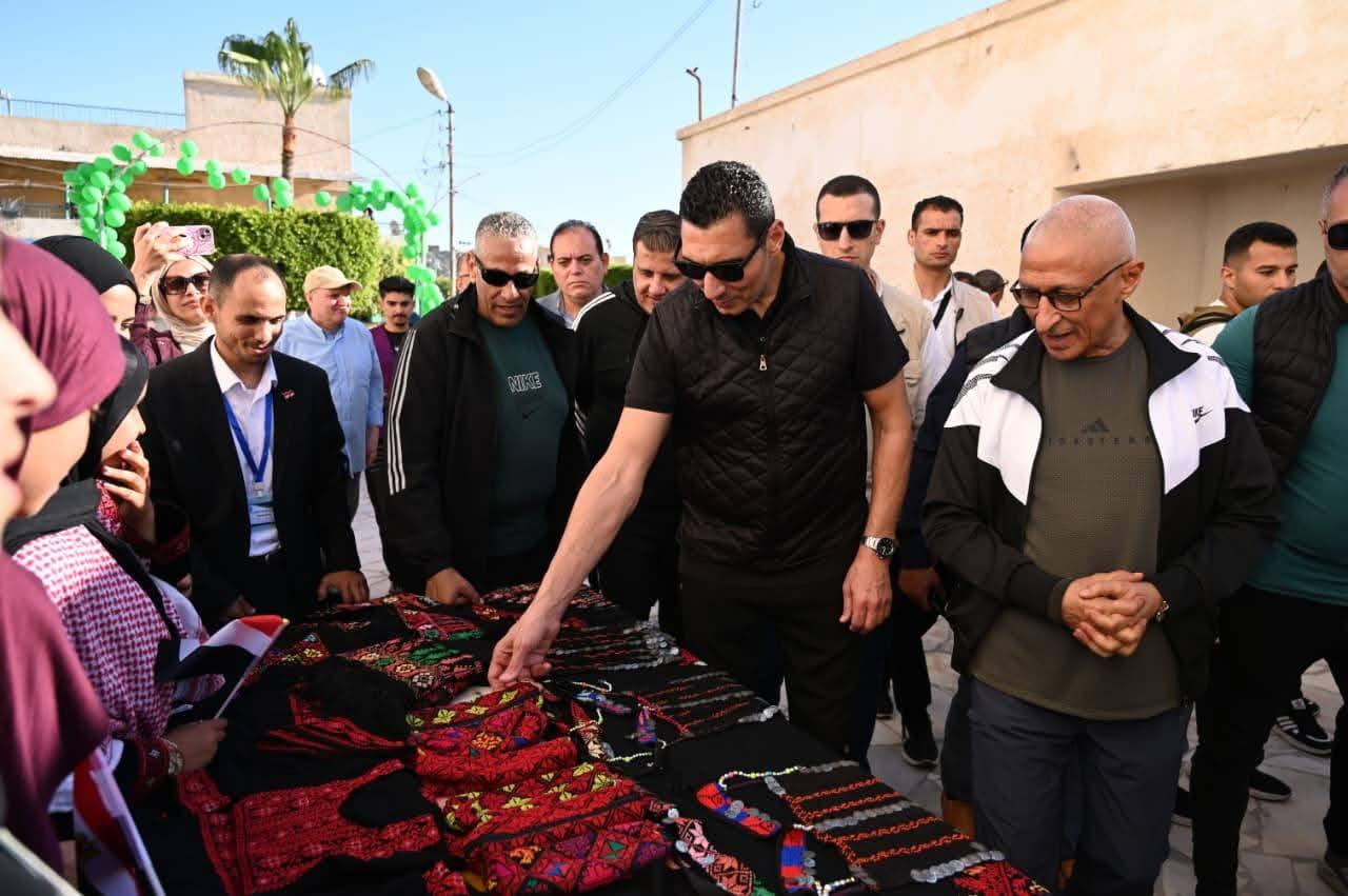 وزير الشباب والرياضة ومحافظ شمال سيناء يتفقدان مركز شباب العريش