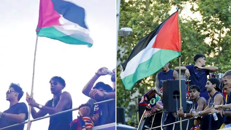 بعد احتفاله بعلمهم.. رسالة من الاتحاد الفلسطيني لـ لامين يامال