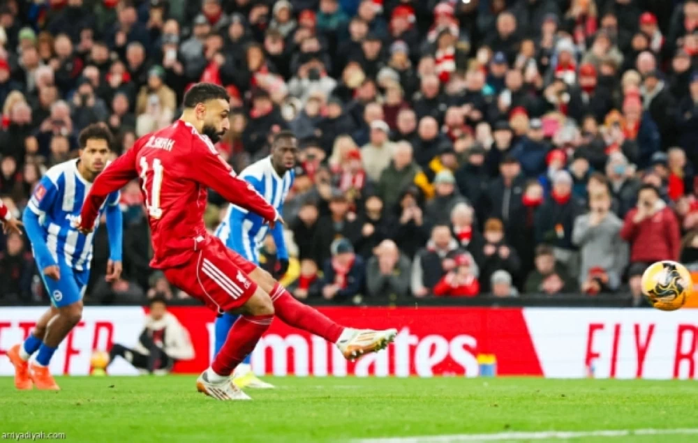 مباراة ليفربول وبرايتون في كأس الاتحاد الإنجليزي