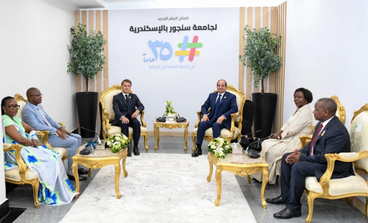 نص كلمة الرئيس السيسي خلال افتتاح المقر الجديد لجامعة سنجور بمدينة برج العرب الجديدة