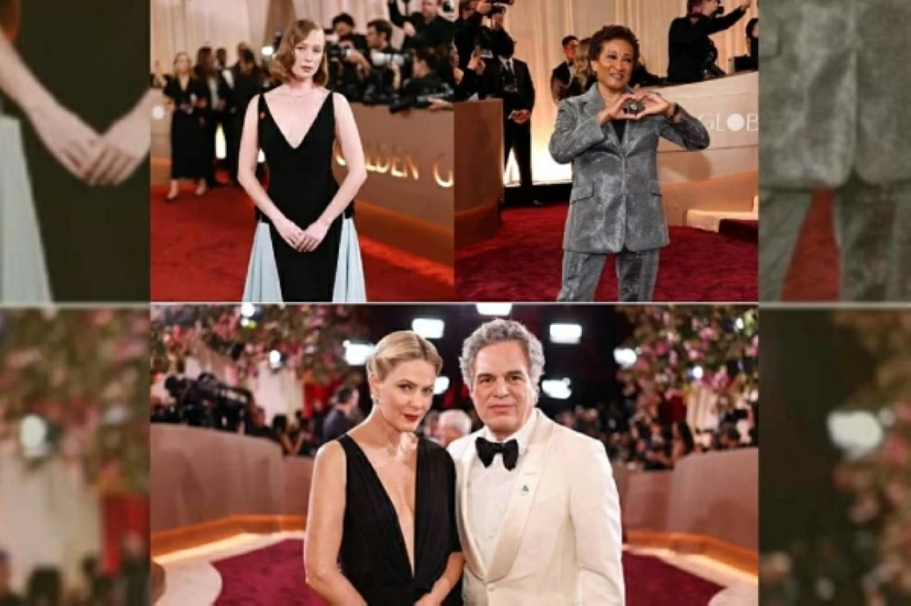 «احتجاج ضد سياسات الهجرة الأمريكية».. رسائل سياسية وإنسانية على السجادة الحمراء لـ«جولدن جلوب»