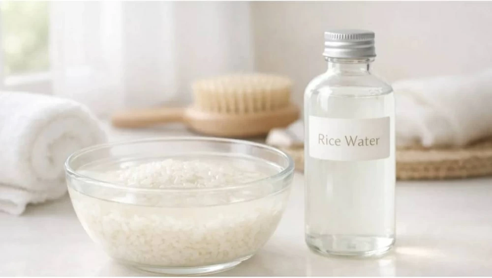 الذهب الأبيض السائل.. طريقة استخدام ماء الأرز للعناية بالشعر (ينعمه ويقلل تقصفه)