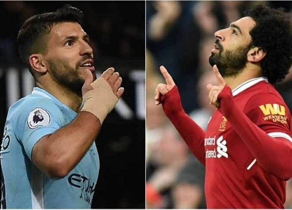 صوت الآن.. أجويرو يلاحق محمد صلاح  باستفتاء الأفضل في تاريخ الدوري الإنجليزي