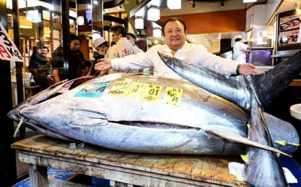 فى أول مزاد بالعام الجديد.. بيع سمكة تونة بـ3.2 مليون دولار فى طوكيو